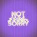 New Musik Radar - Not Sorry Page Image
